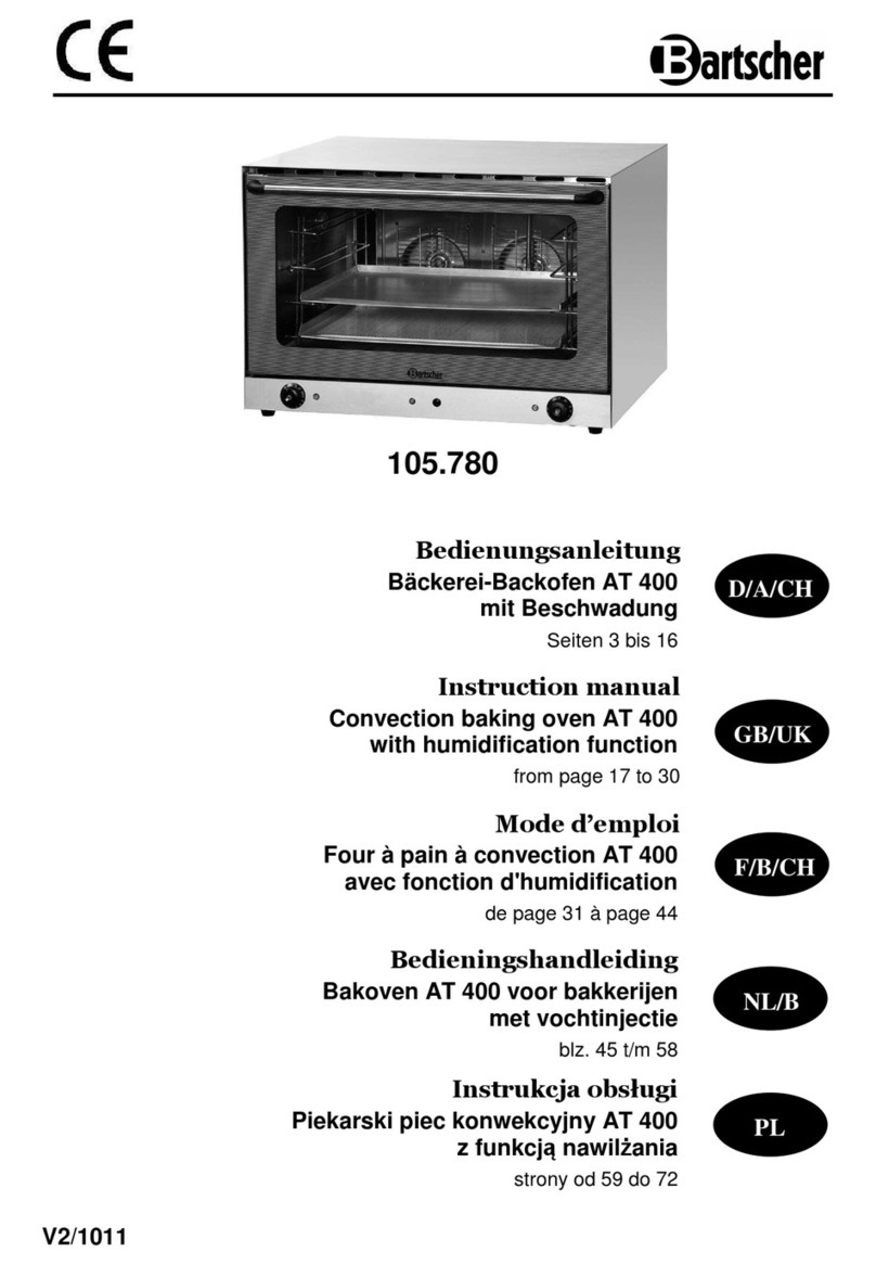 Bartscher AT 400 User manual Bartscher AT 400 User manual