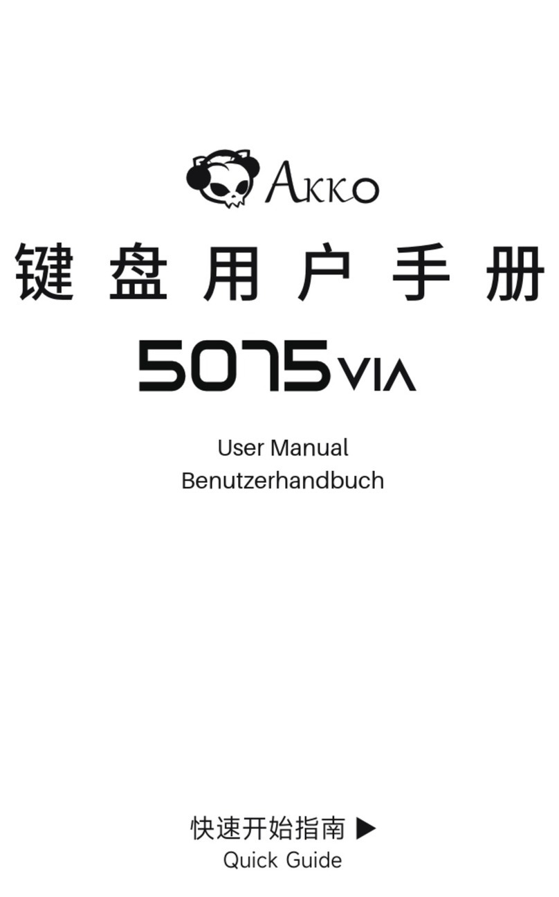 Akko 5075VIA User manual