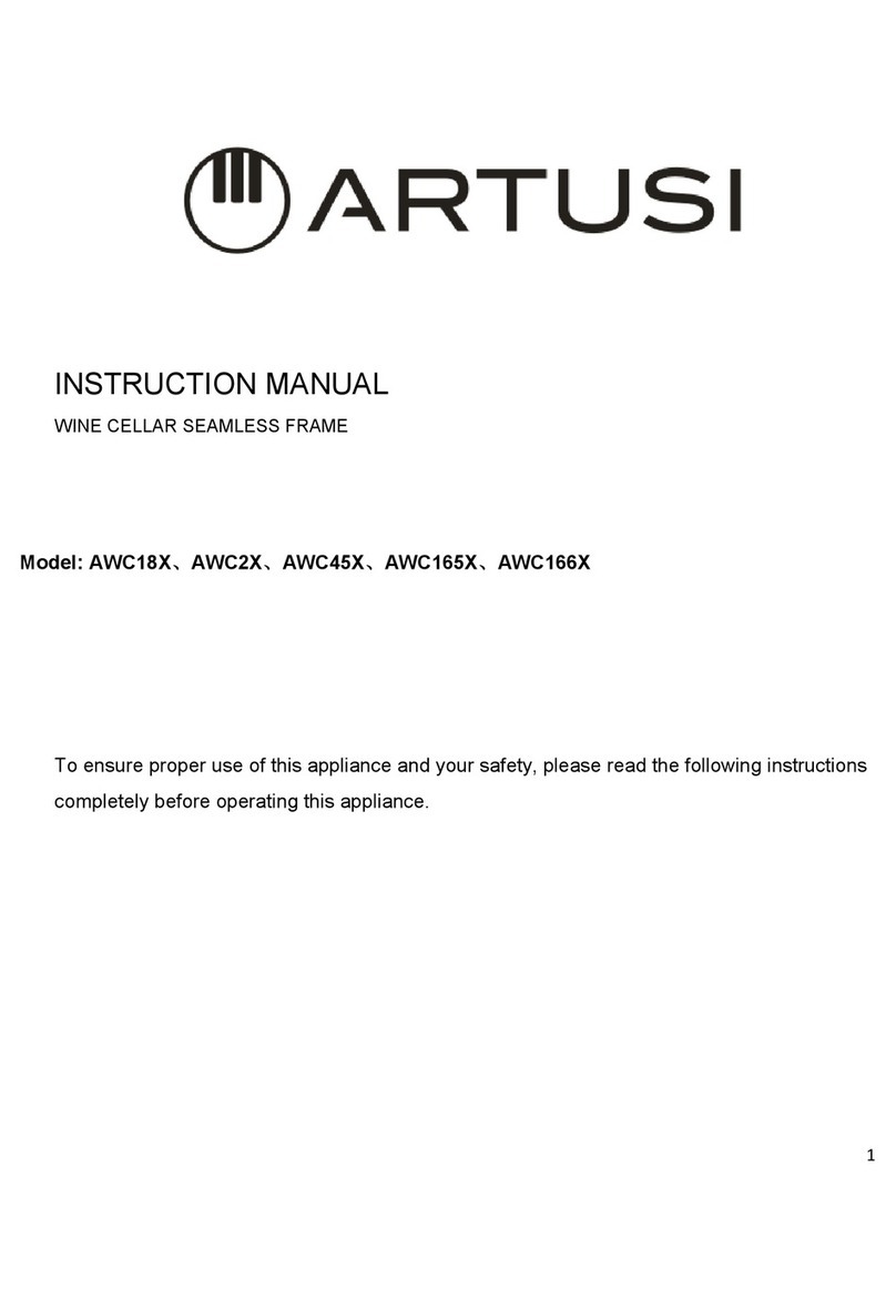 Artusi AWC45X instruction manual