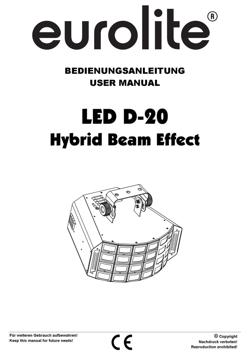 EuroLite LED D-20 Hybrid Beam Effect user manual