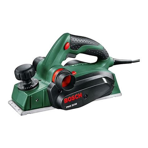 Bosch PHO 3100 User manual