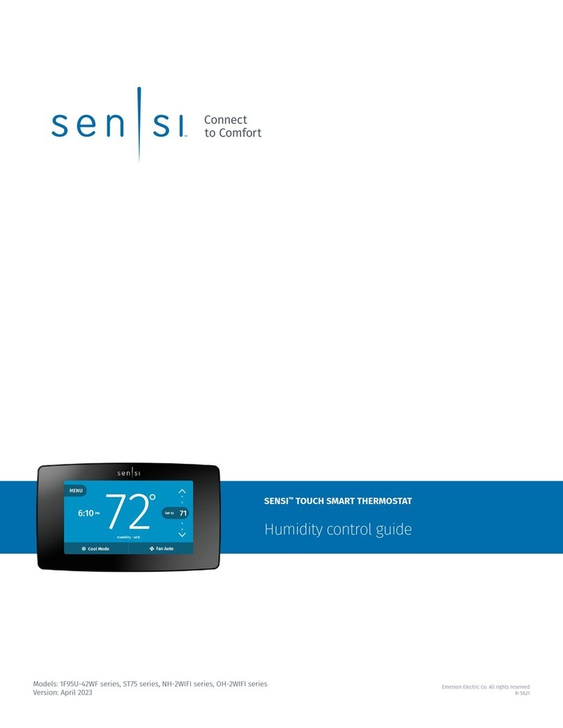 Sensi 1F95U-42WF Series User manual