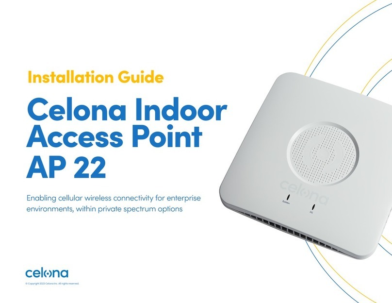 Celona AP 22 installation guide