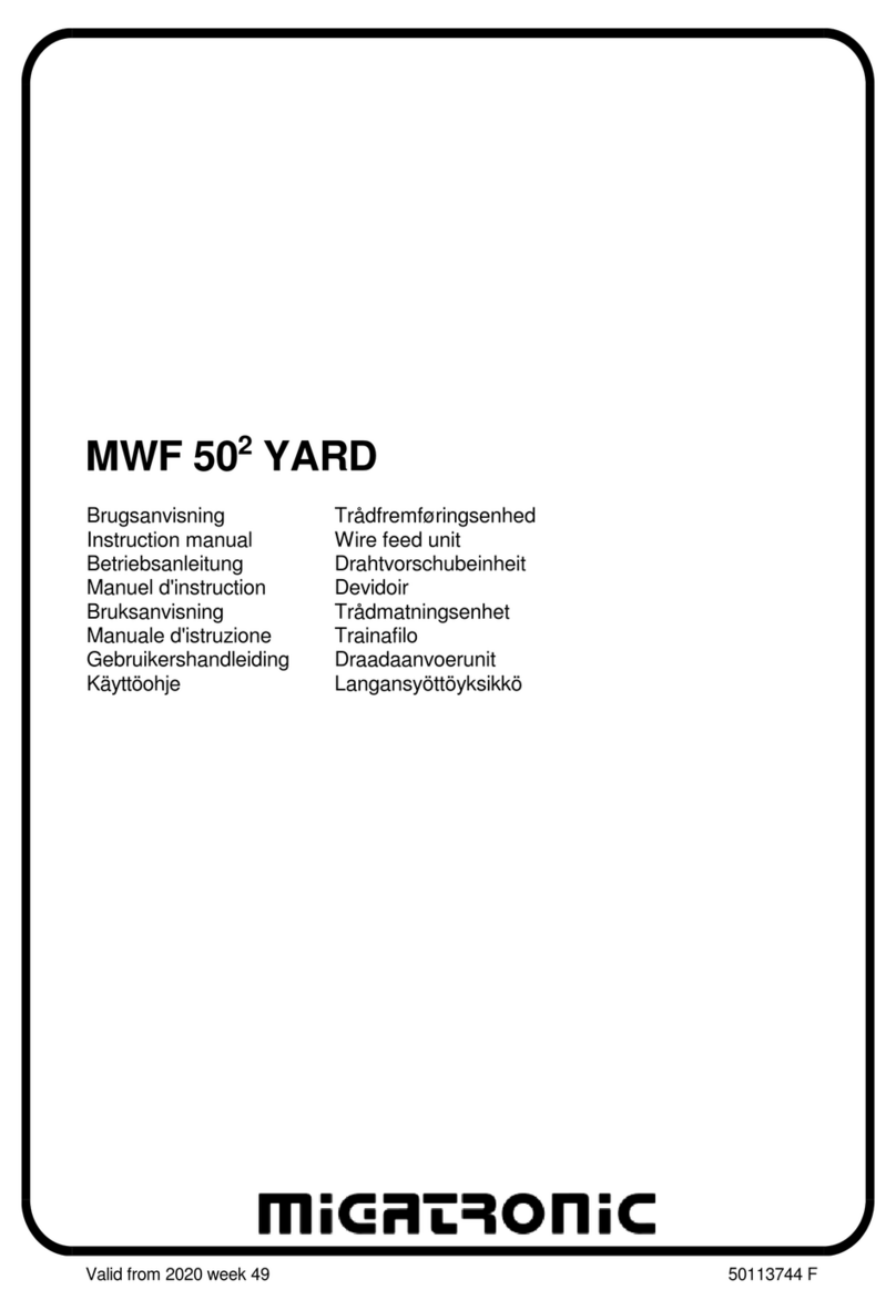 Migatronic MWF 50 2 YARD User manual