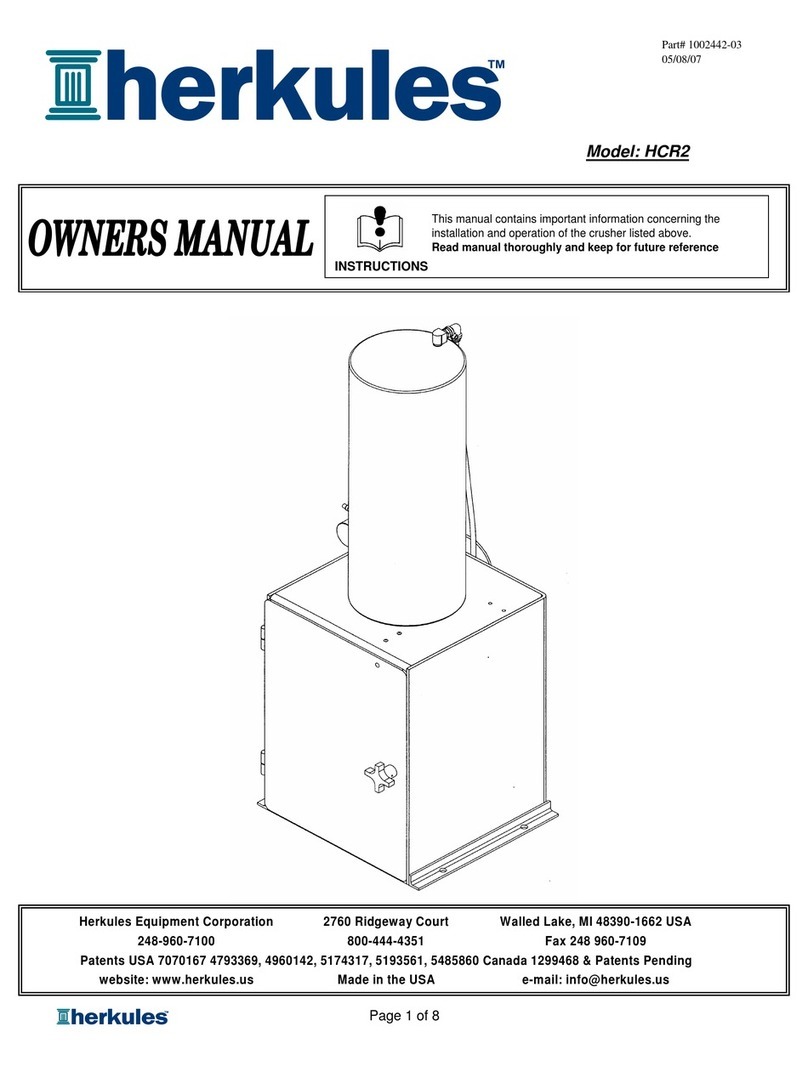 HERKULES HCR2 User manual