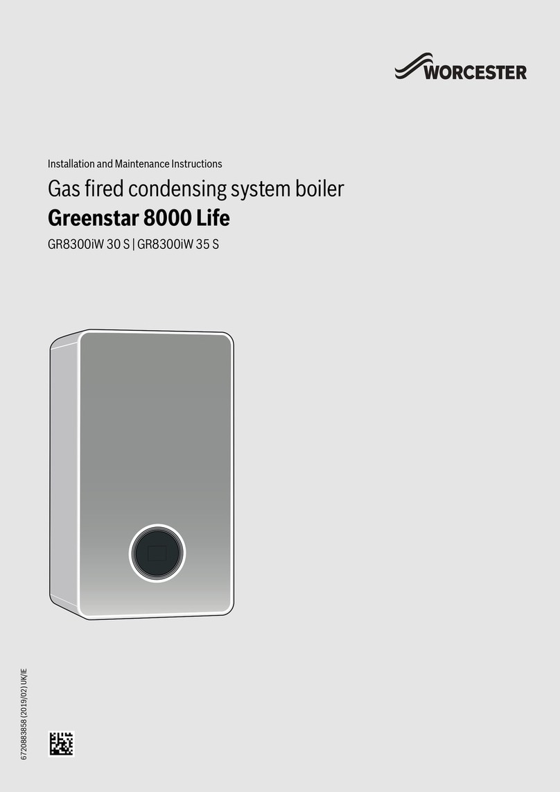 Worcester GR8300iW 30 S Installation and maintenance instructions