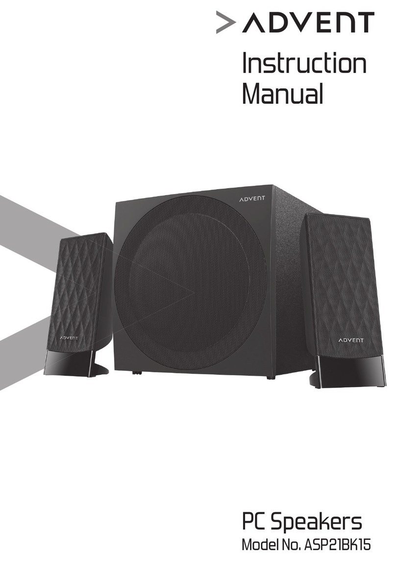 Advent ASP21BK15 User manual