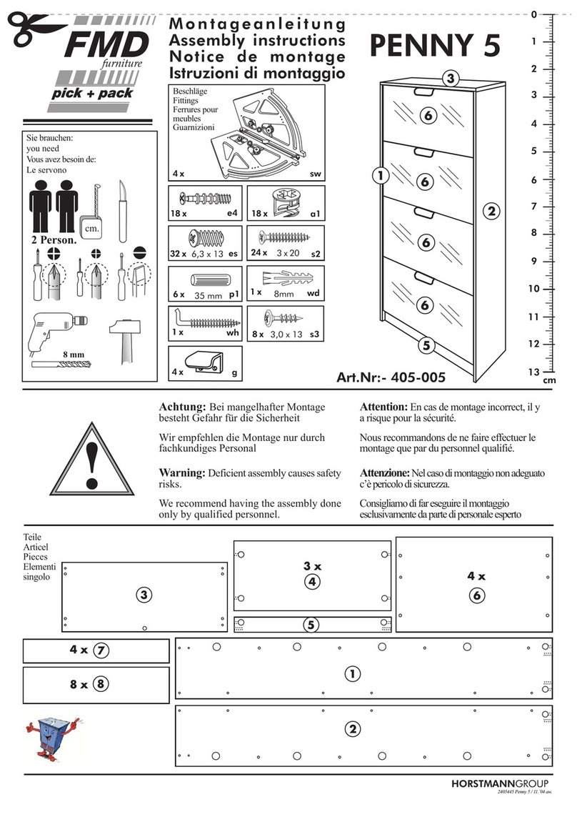 FMD Furniture PENNY 5 Assembly instructions FMD Furniture PENNY 5 Assembly instructions
