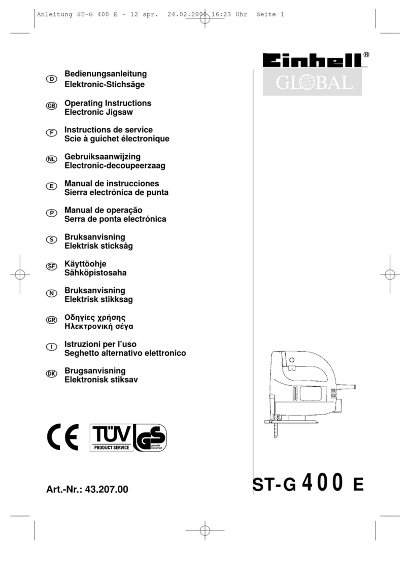 EINHELL ST-G 400 E User manual