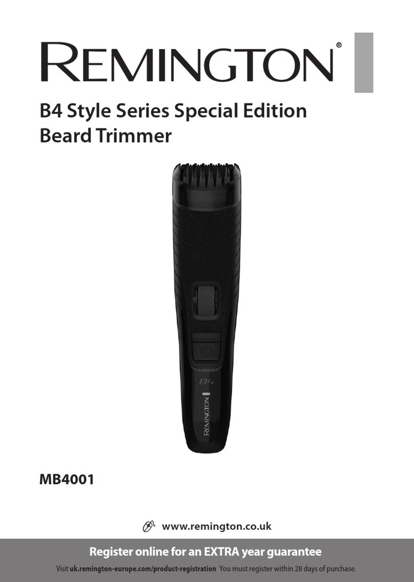 Remington B4 Style Series Special Edition manual