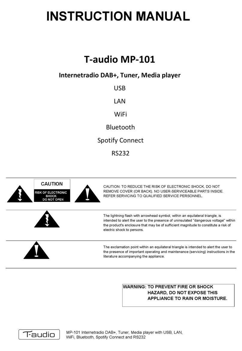 T-audio MP-101 instruction manual