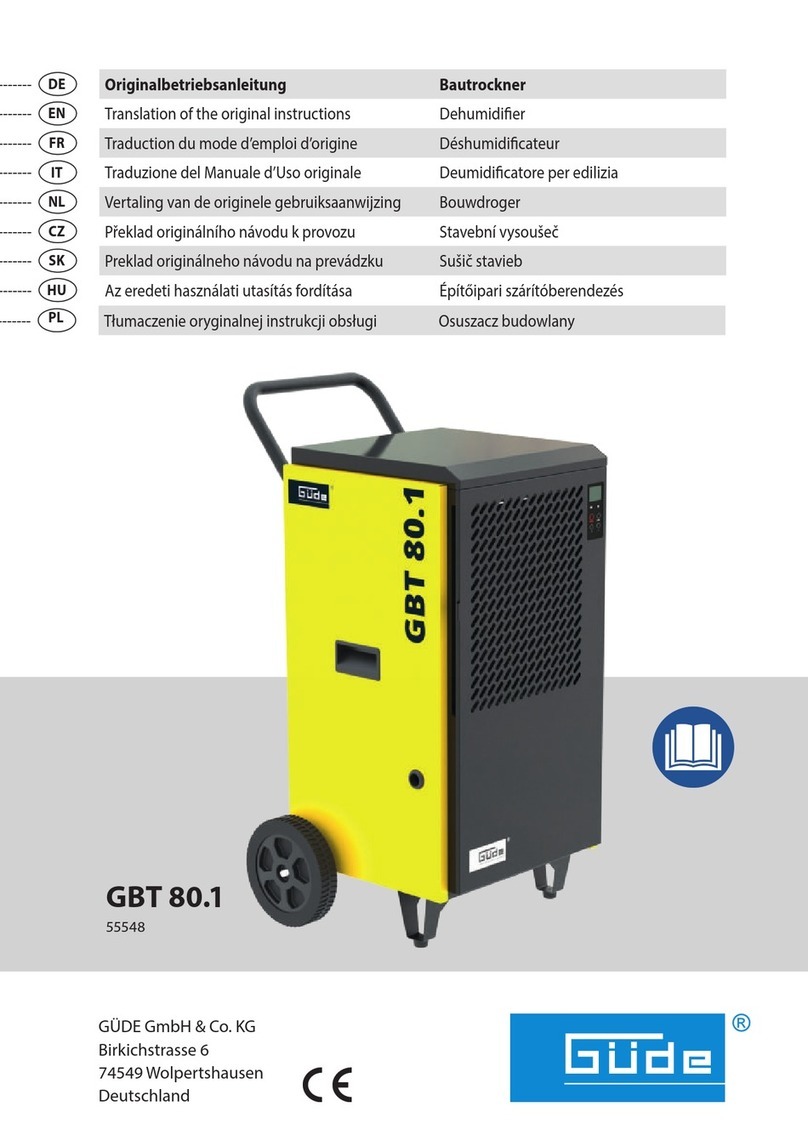 GÜDE GBT 80.1 Translation of the original instructions