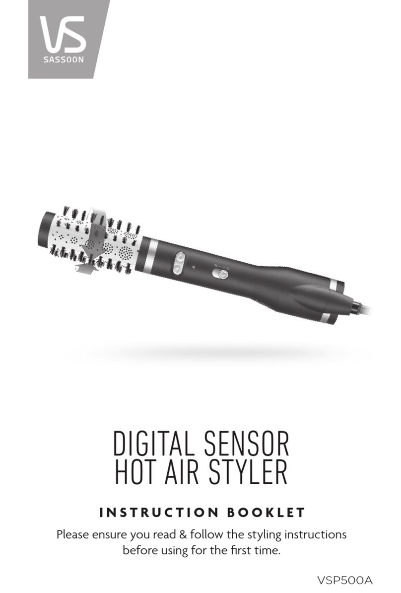 VS Sassoon VSP500A User manual