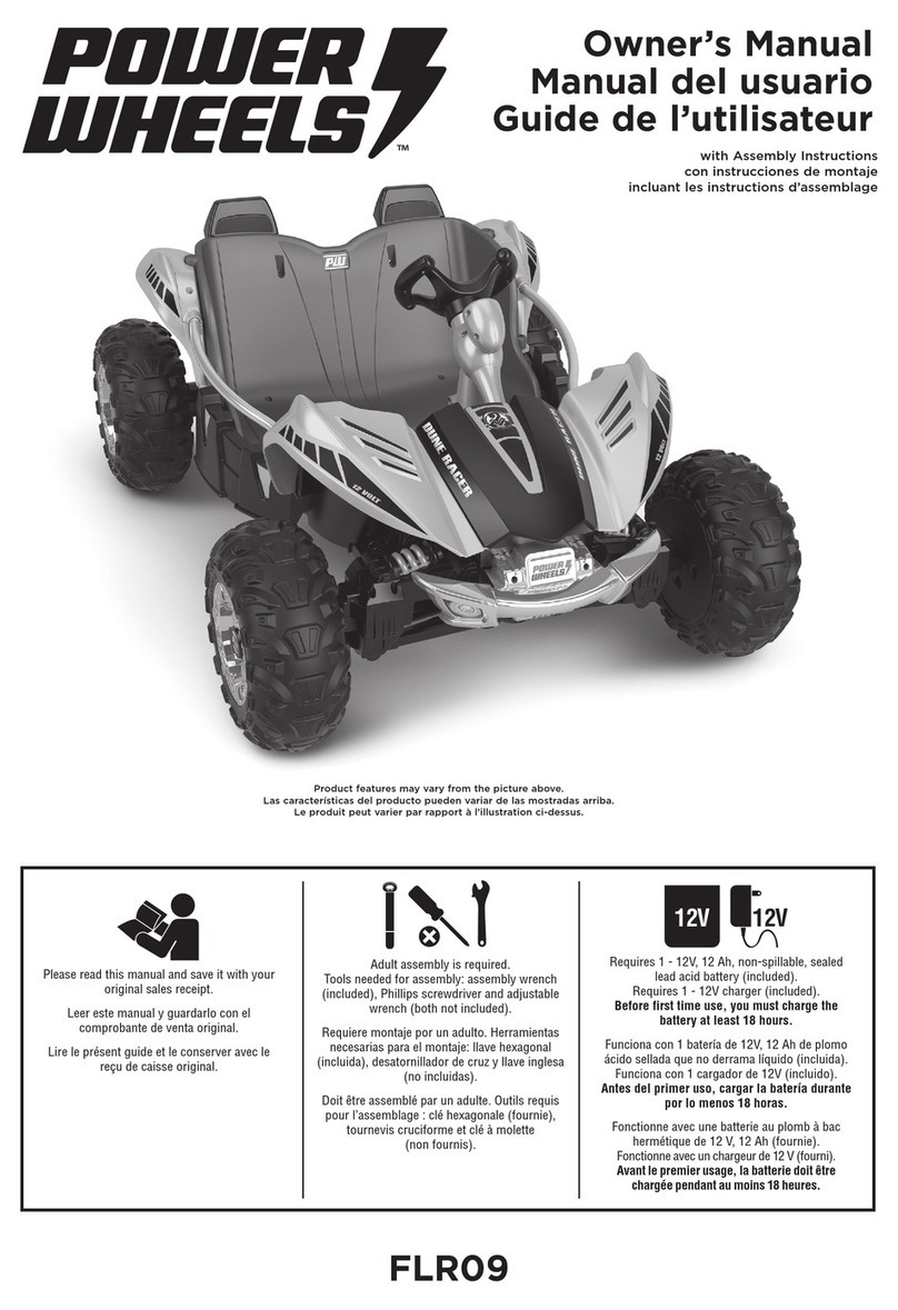 Power Wheels FLR09 owner's manual