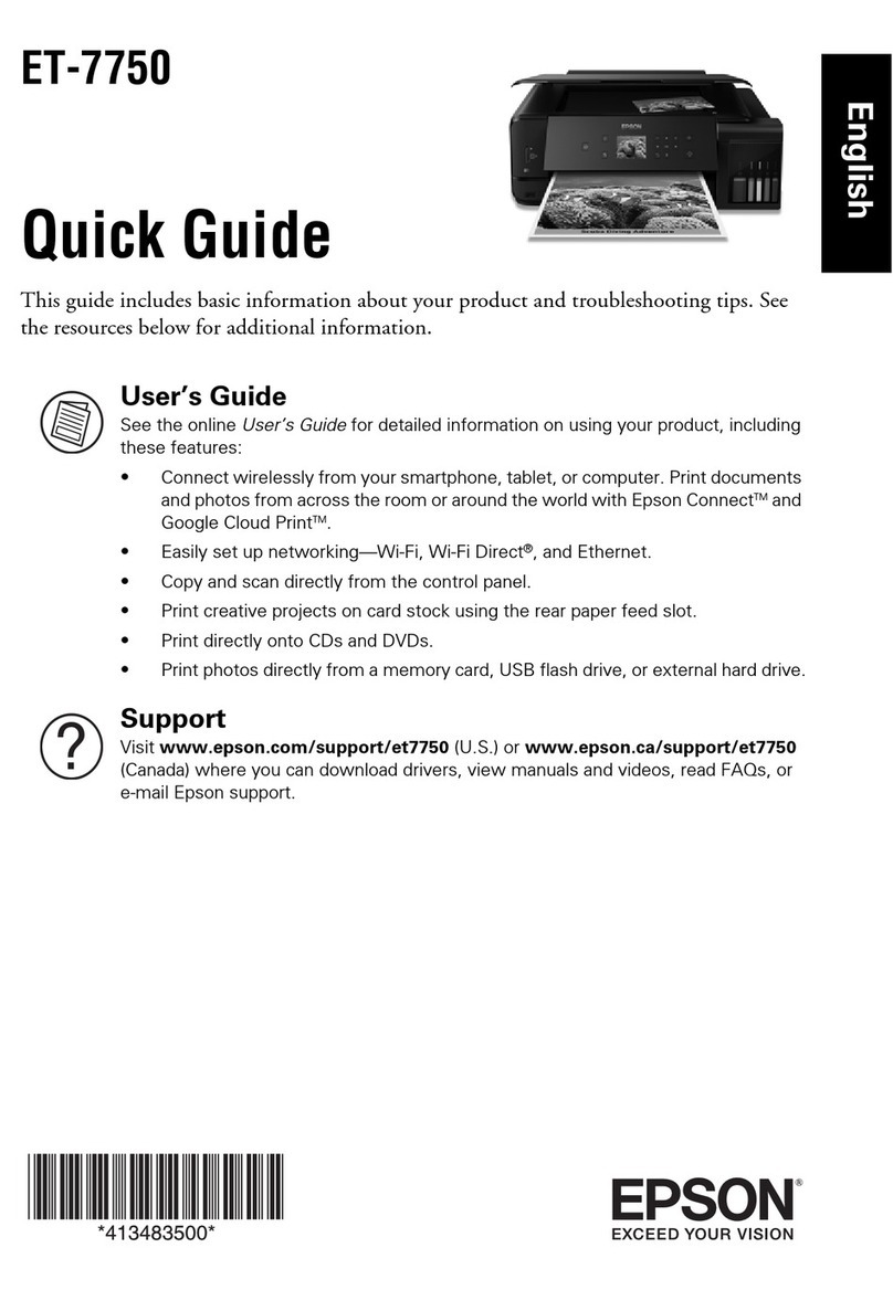 Epson ET-7750 User manual
