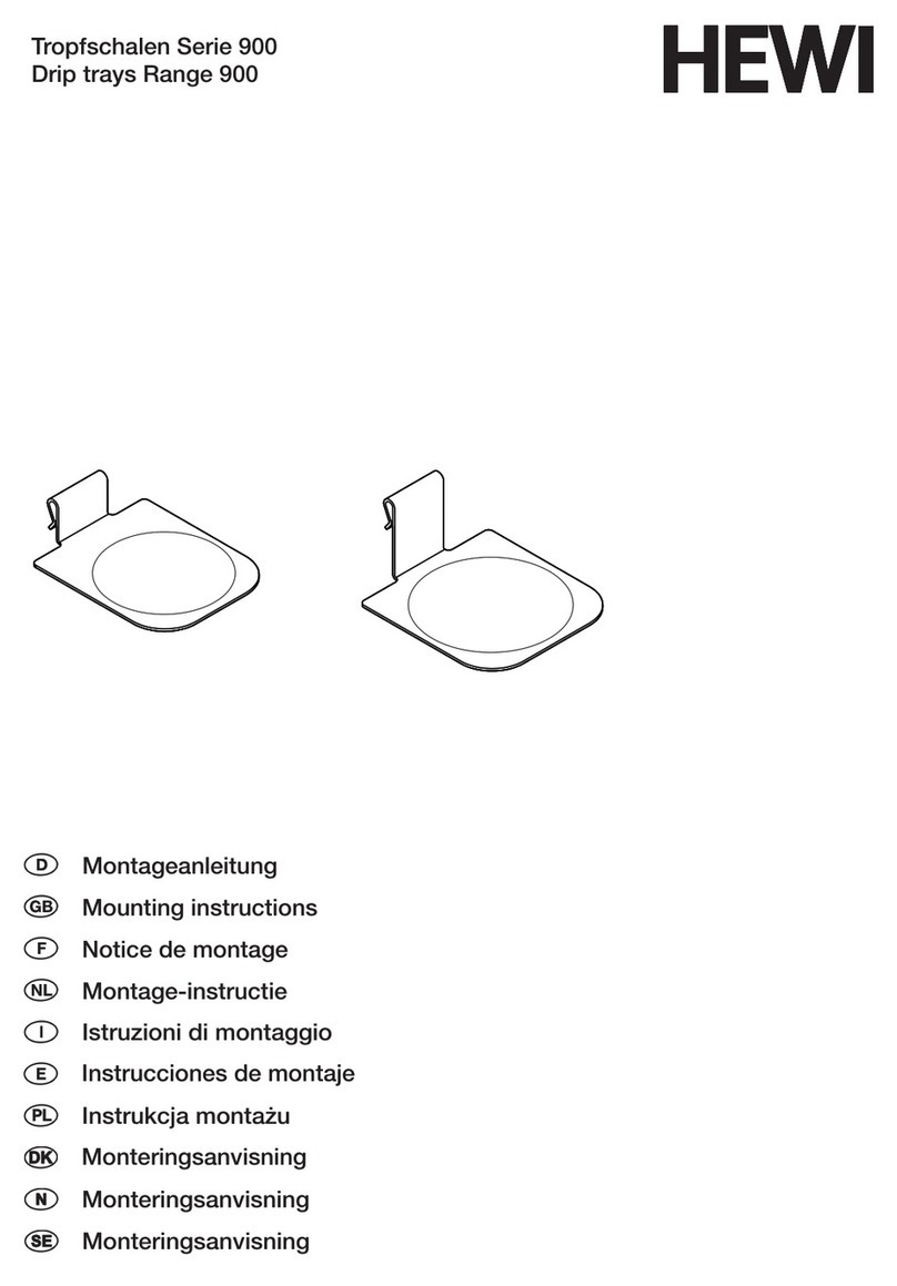 Hewi 900 Mounting instructions