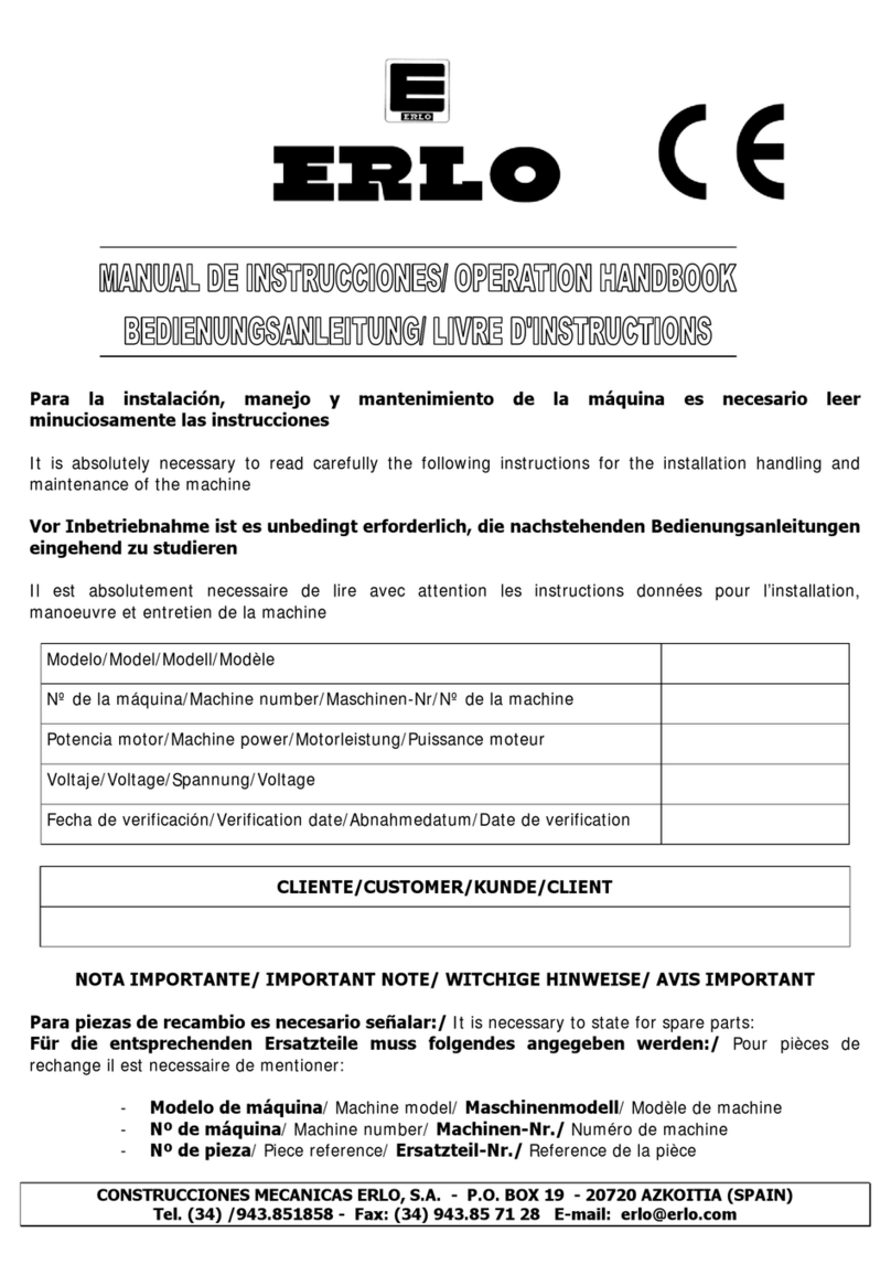 ERLO TCE 32 User manual