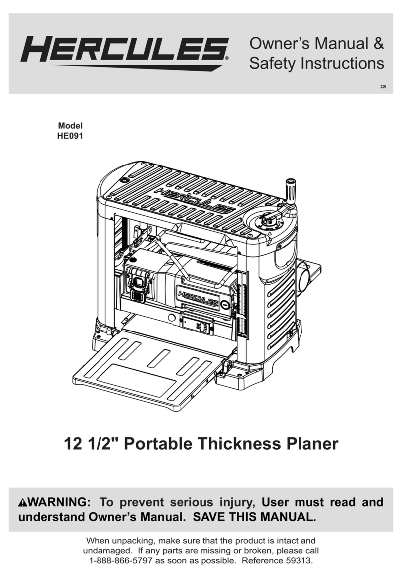 Hercules HE091 Owner's manual & safety instructions Hercules HE091 Owner's manual & safety instructions