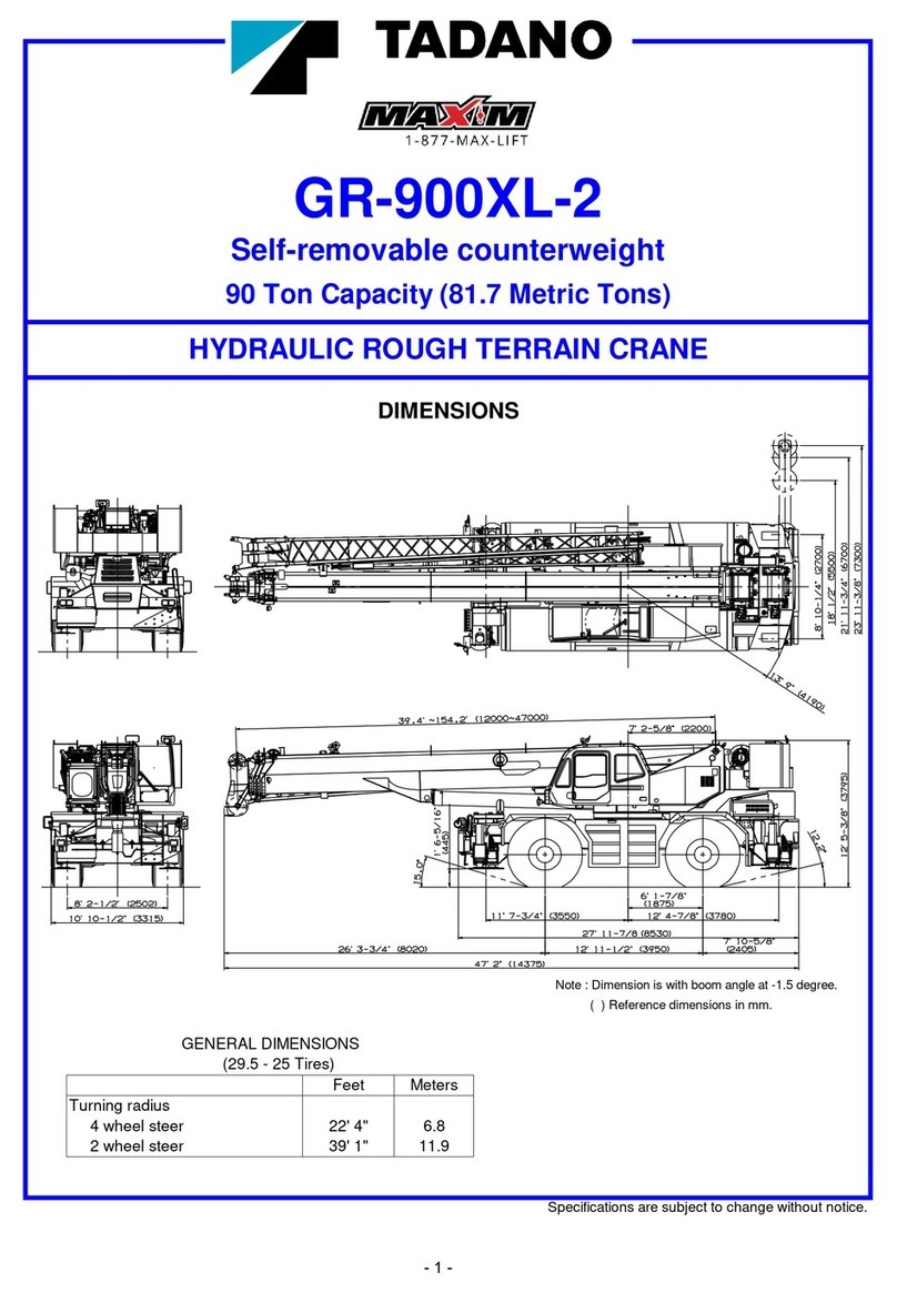 Tadano GR-900XL-2 Product guide