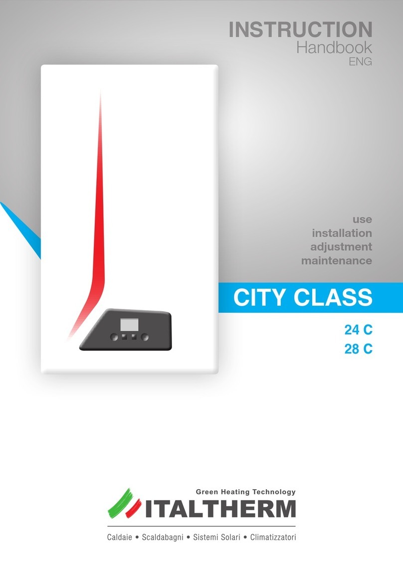 Italtherm CITY CLASS 24 C Instruction handbook Italtherm CITY CLASS 24 C Instruction handbook