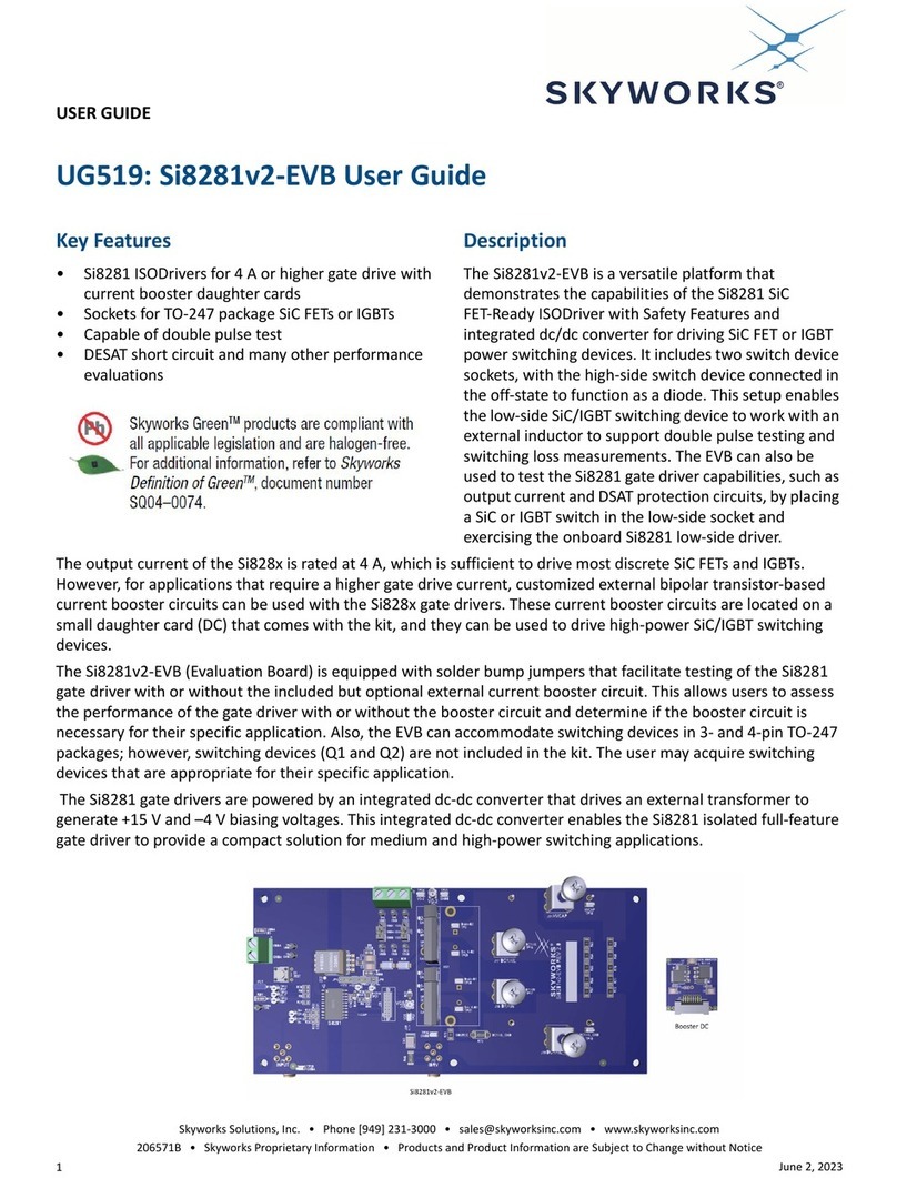 Skyworks Si8281v2-EVB User manual