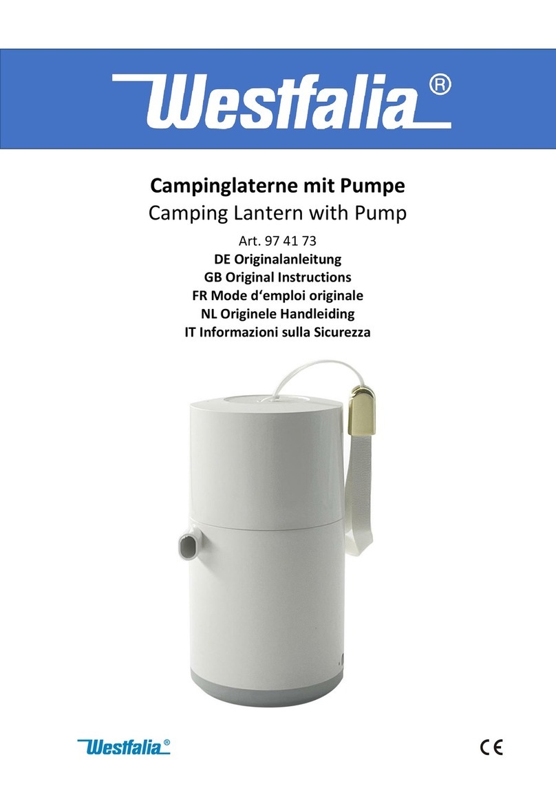 Westfalia 97 41 73 Original instructions