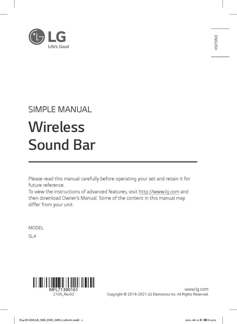 LG SL4 Specification sheet