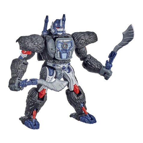 Hasbro TRANSFORMERS OPTIMUS PRIMAL quick start guide Hasbro TRANSFORMERS OPTIMUS PRIMAL quick start guide