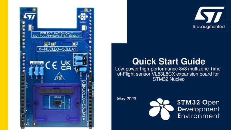 ST X-NUCLEO-53L8A1 User manual