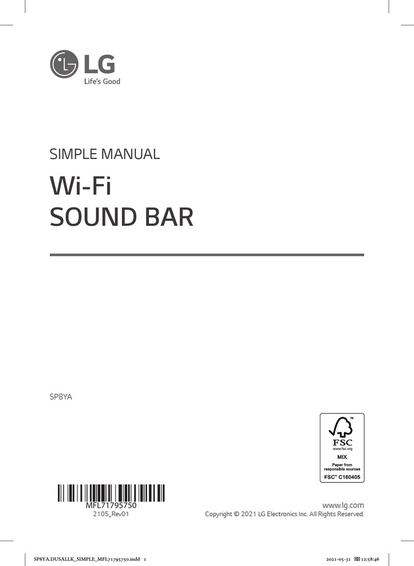 LG SP8YA Specification sheet