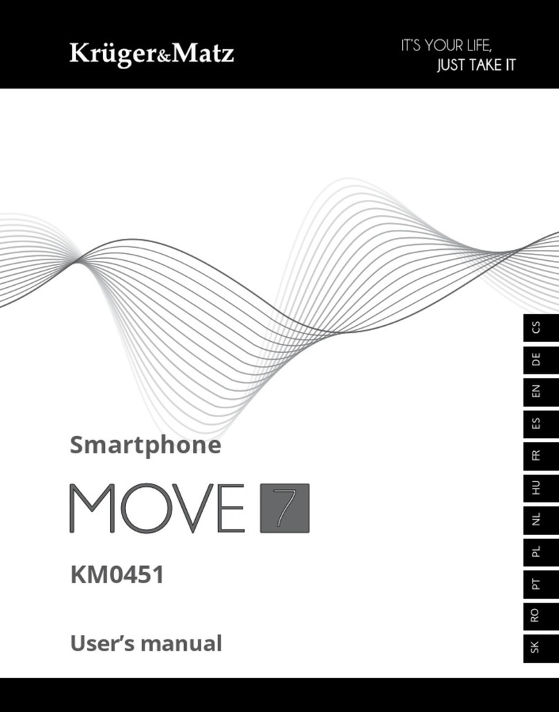 Krüger & Matz MOVE 7 User manual Krüger & Matz MOVE 7 User manual