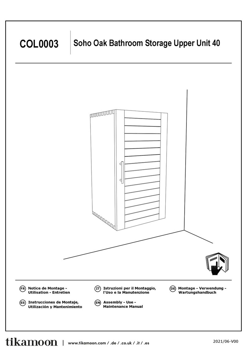 tikamoon Soho COL0003 Assembly, Use, Maintenance Manual