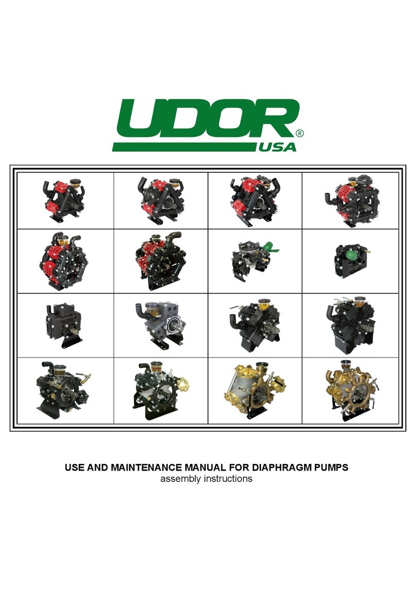 UDOR DELTA 140 Use and maintenance manual