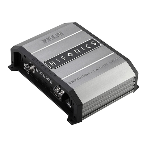Hifonics ZEUS EXTREME ZXT1000/1 User manual