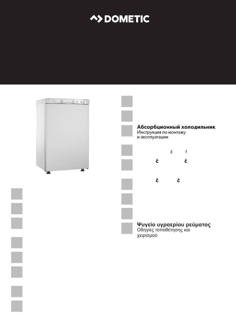 Dometic RGE Series Installation and operating manual