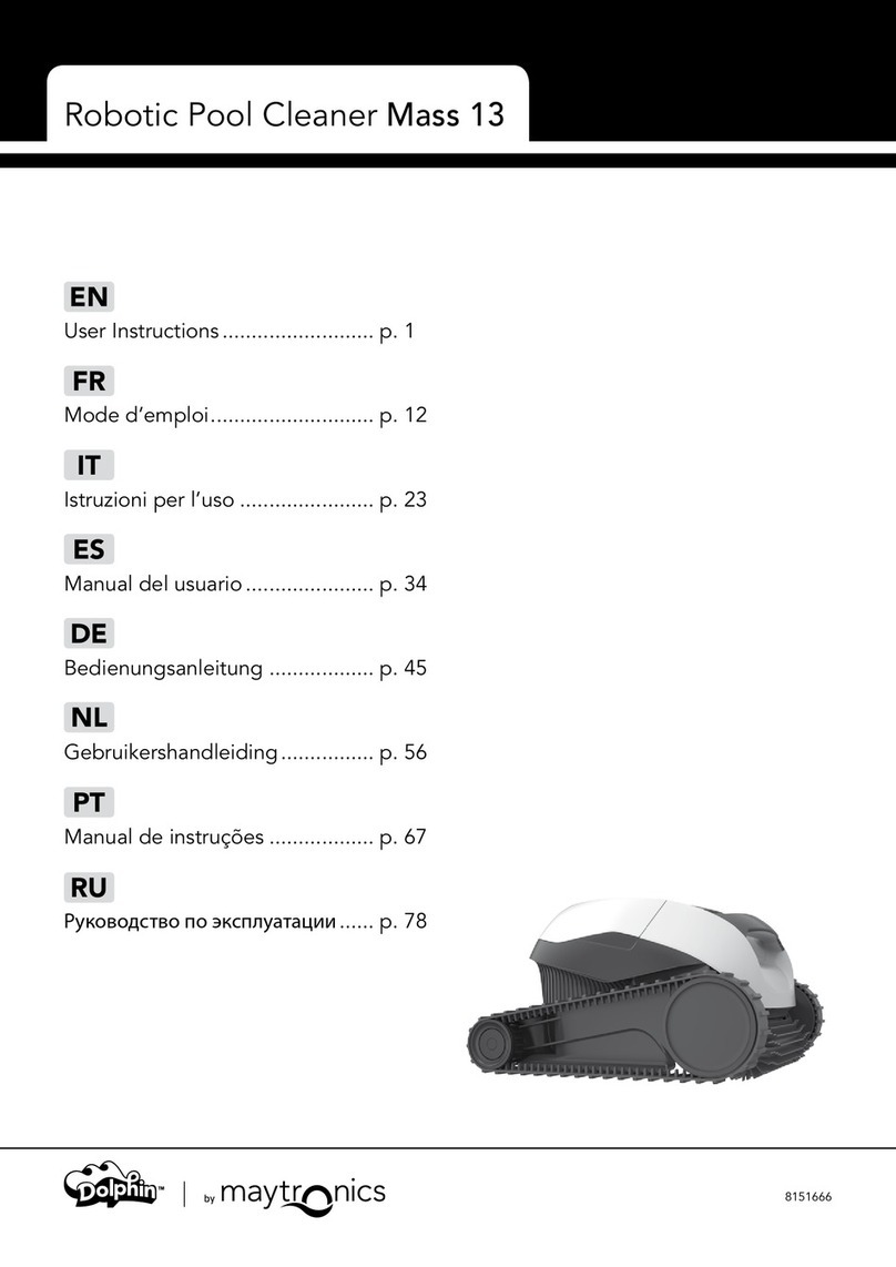 Maytronics Dolphin Mass 13 User instructions Maytronics Dolphin Mass 13 User instructions