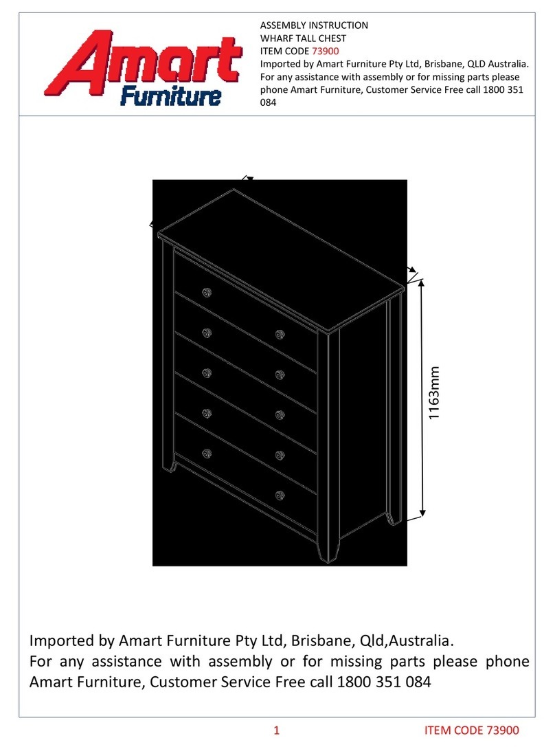 Amart Furniture 73900 Assembly instruction Amart Furniture 73900 Assembly instruction
