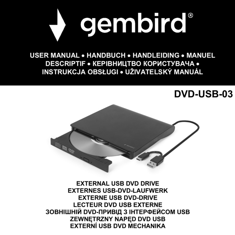 Gembird DVD-USB-03 user manual