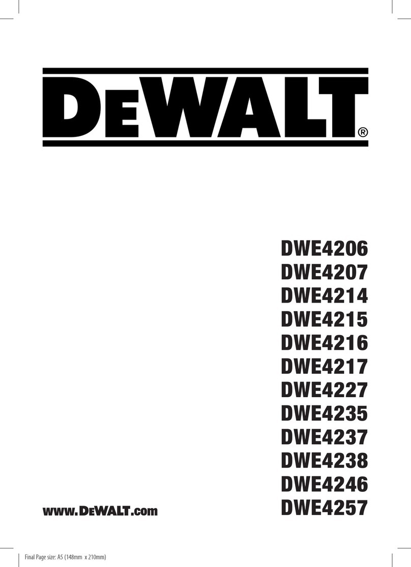 DeWalt DWE4215 manual