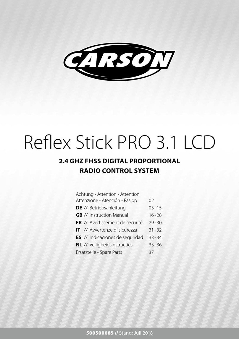 Carson Reflex Stick PRO 3.1 LCD instruction manual