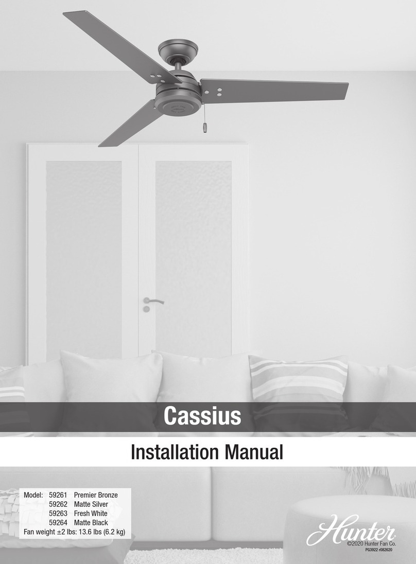 Hunter Cassius User manual