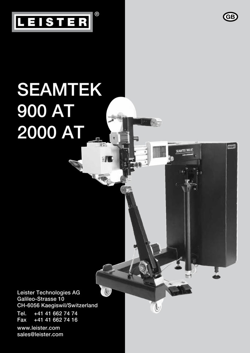 Leister SEAMTEK 2000 AT operating instructions