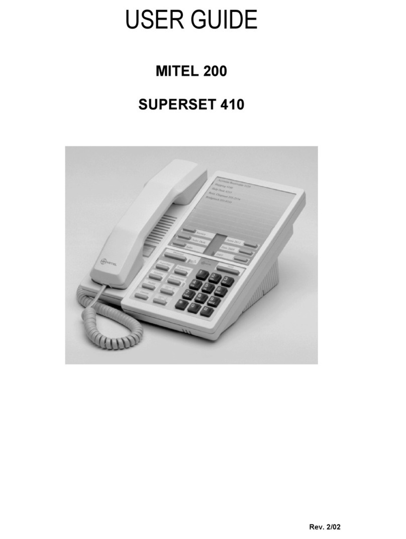 Mitel 200 user guide