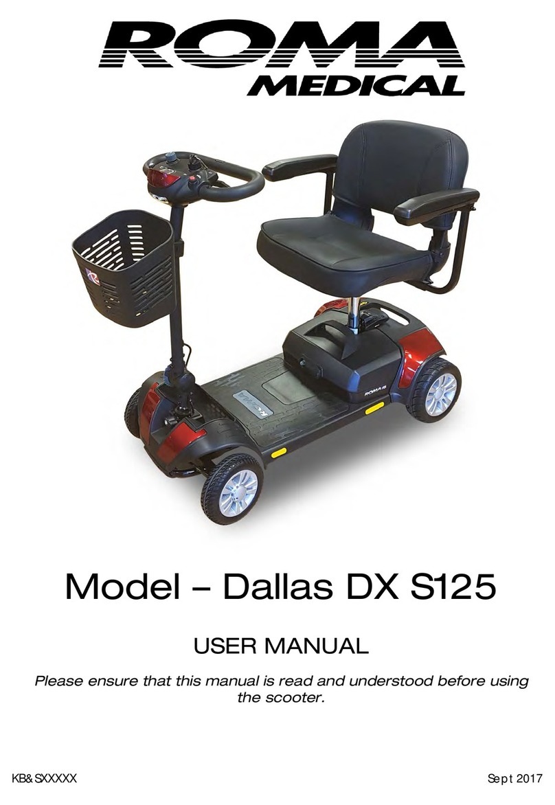 Roma Medical Dallas DX S125 user manual