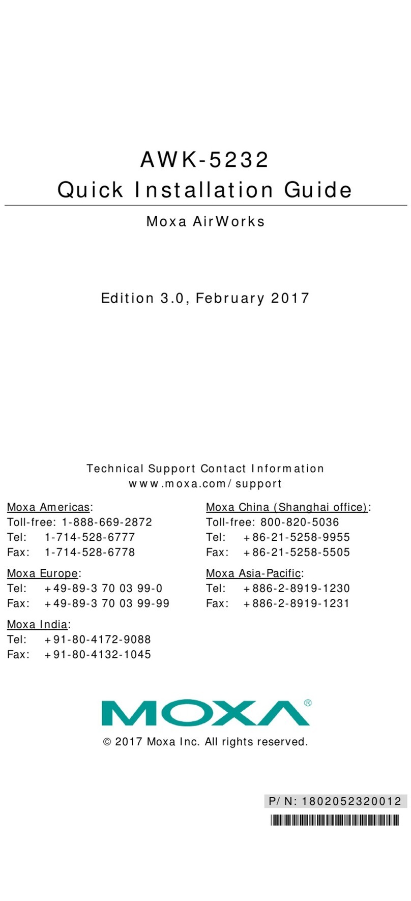 Moxa Technologies airworks awk-5232 User manual