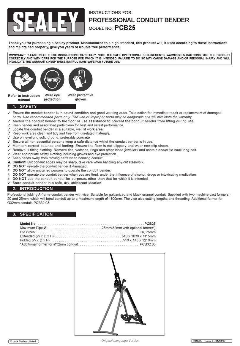 Sealey PCB32 User manual