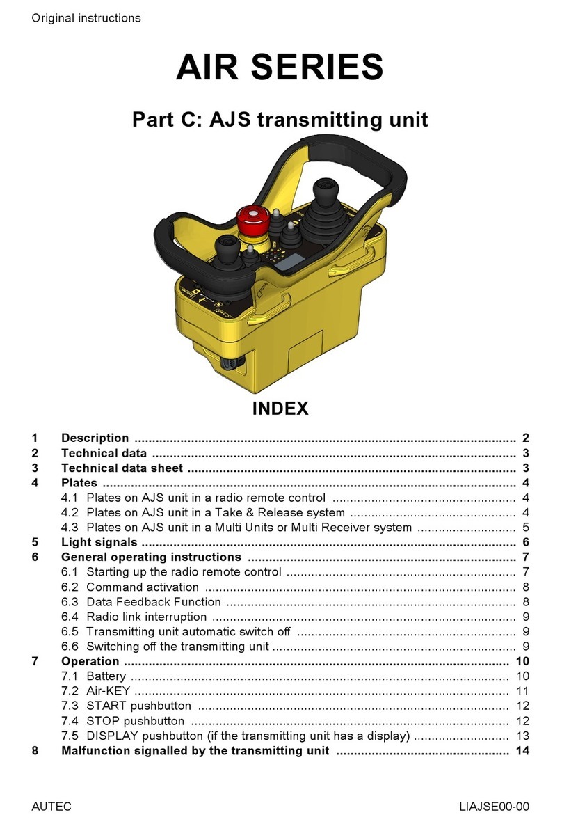 AUTEC Air series Original instructions