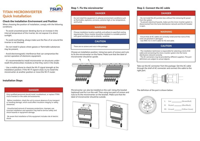 Tsun TITAN TSOL-MP3000 Original operating instructions