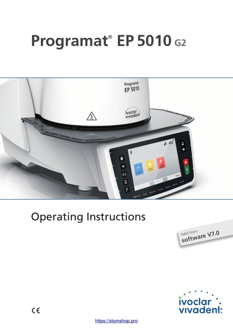 Ivoclar Vivadent Programat EP 5010 G2 User manual