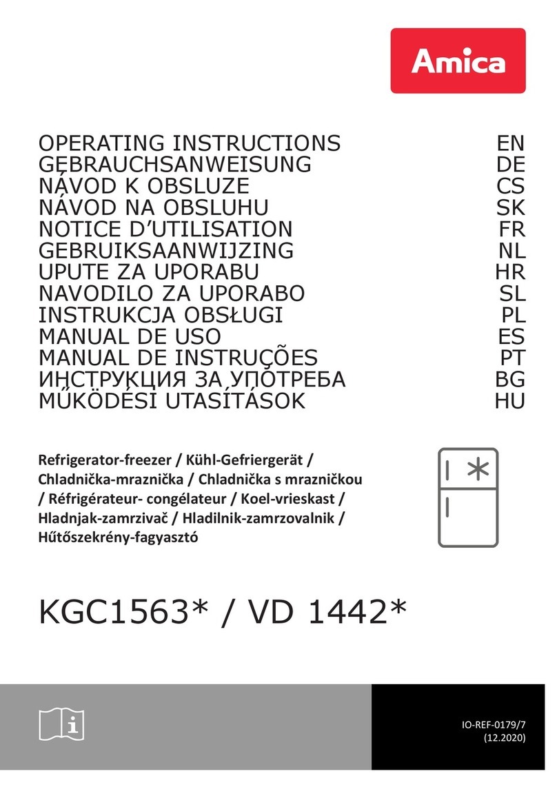 Amica KGC1563 Series User manual
